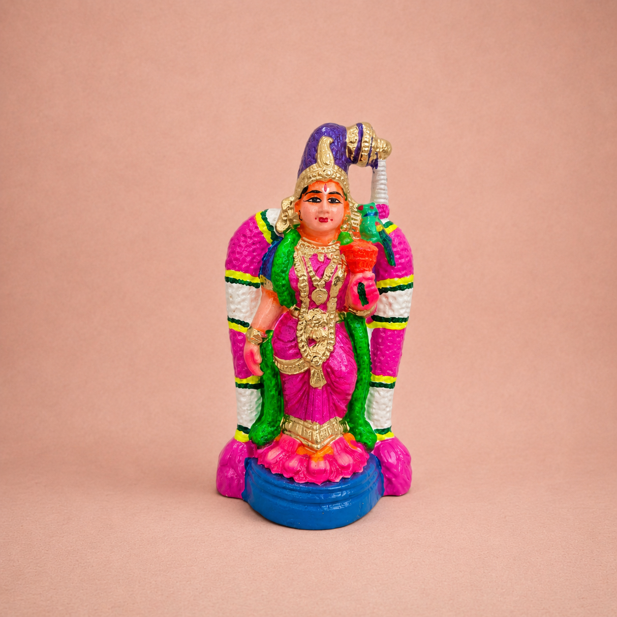 Ramayana: Lankini and Hanuman ? Clay ? 12 Inches