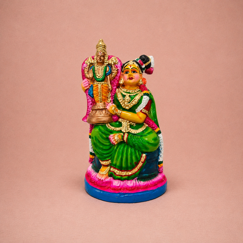 Ramayana: Lankini and Hanuman ? Clay ? 12 Inches