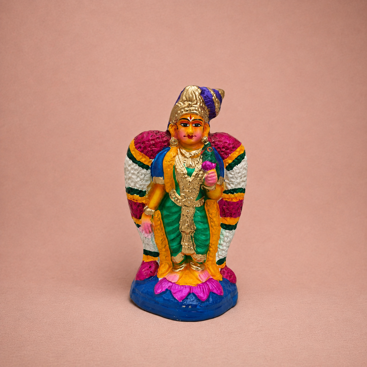 Ramayana: Lankini and Hanuman ? Clay ? 12 Inches