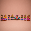 Chidambaram Natarajar ? Paper Mache ? 24 Inches ? 2 Dolls