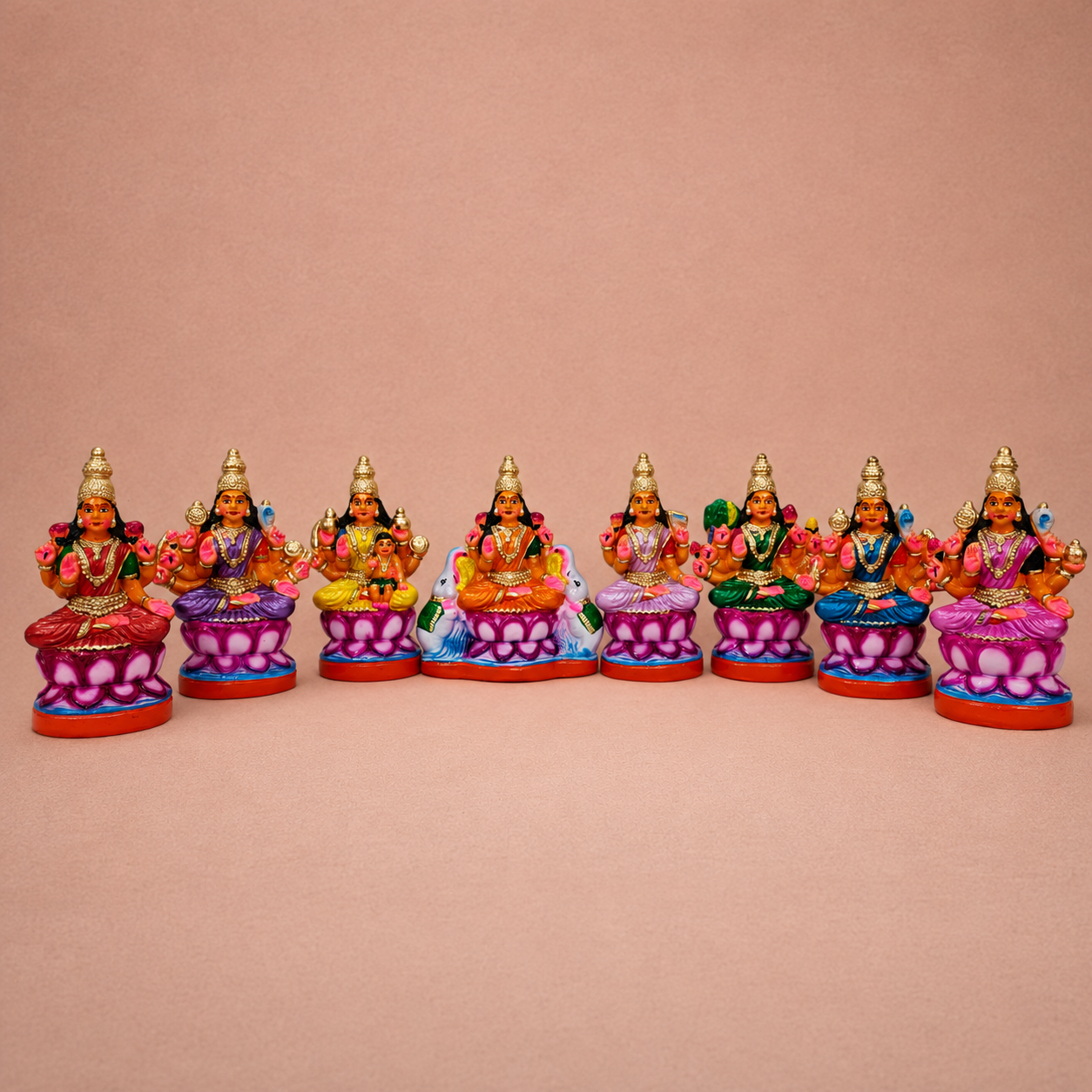 Punnai nallur mariamman ? Clay ? 13 Inches