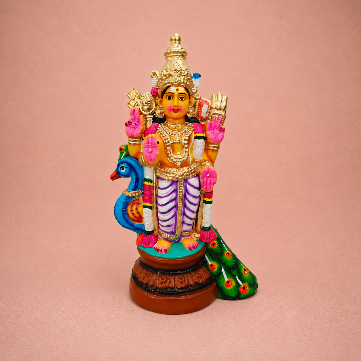 Ramayana: Lankini and Hanuman ? Clay ? 12 Inches