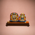 Chidambaram Natarajar ? Paper Mache ? 24 Inches ? 2 Dolls