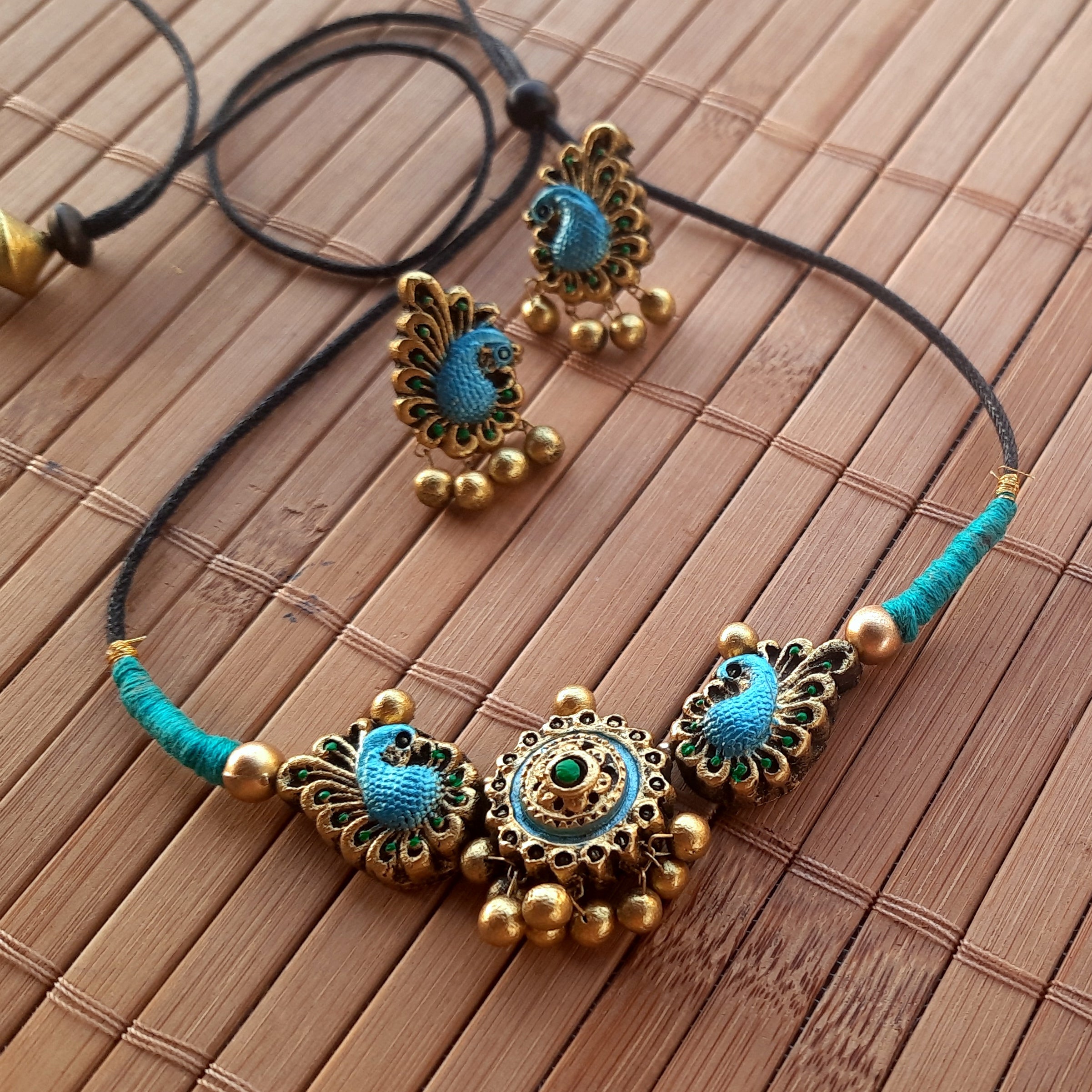 Teal Earth Terracotta Jewellery