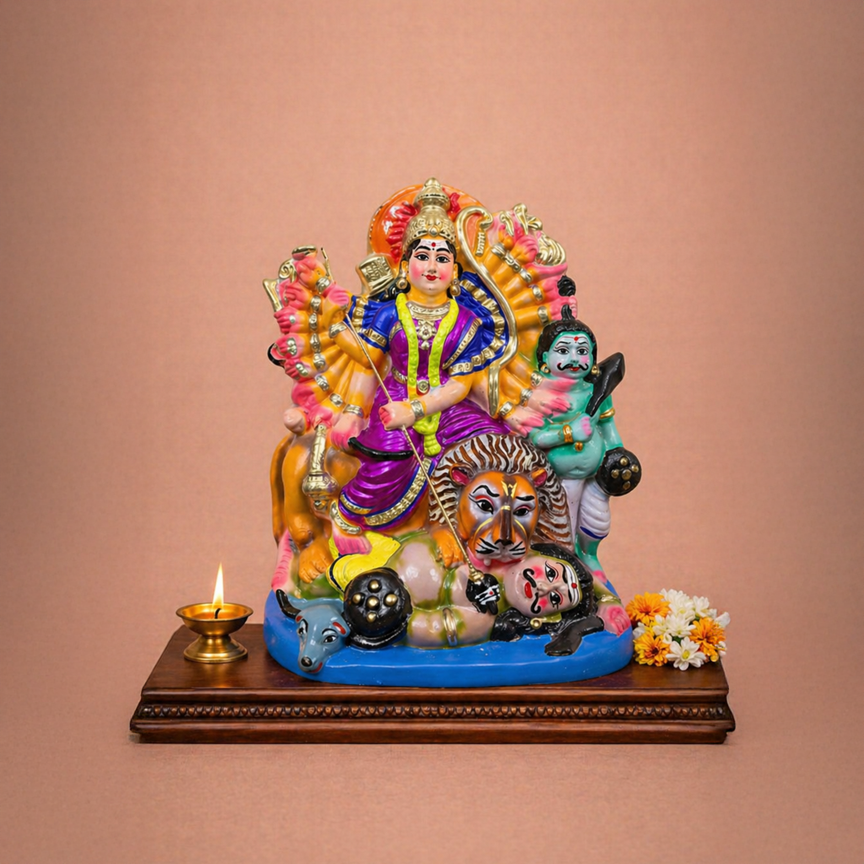 Durga - Mahishasura Mardhini Golu Doll