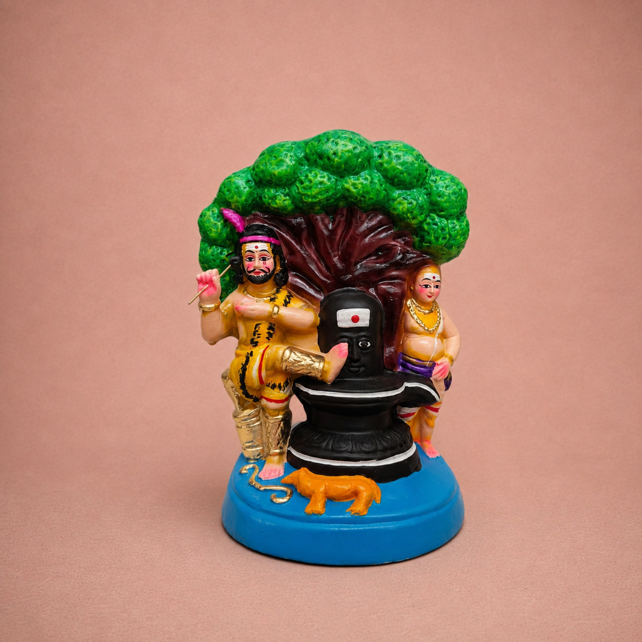 Ramayana: Lankini and Hanuman ? Clay ? 12 Inches
