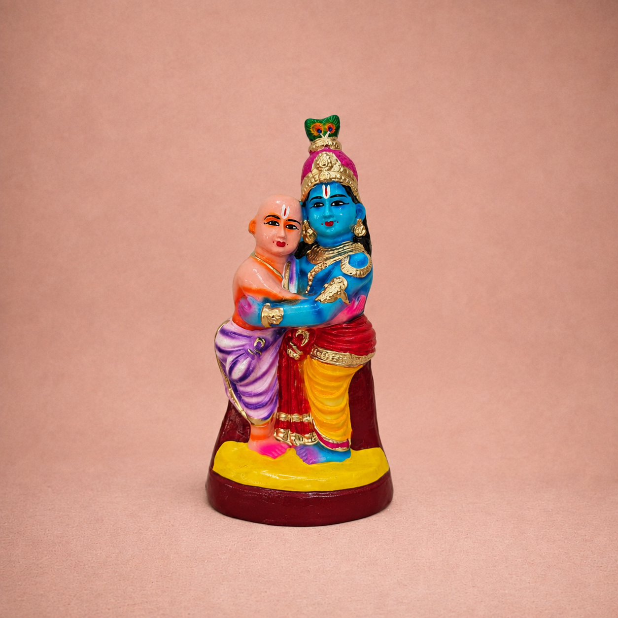 Ramayana: Lankini and Hanuman ? Clay ? 12 Inches