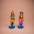 Ramayana: Lankini and Hanuman ? Clay ? 12 Inches
