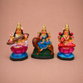 Shiva Purana: Annapurna and Shiva ? Clay ? 10 & 9 Inches