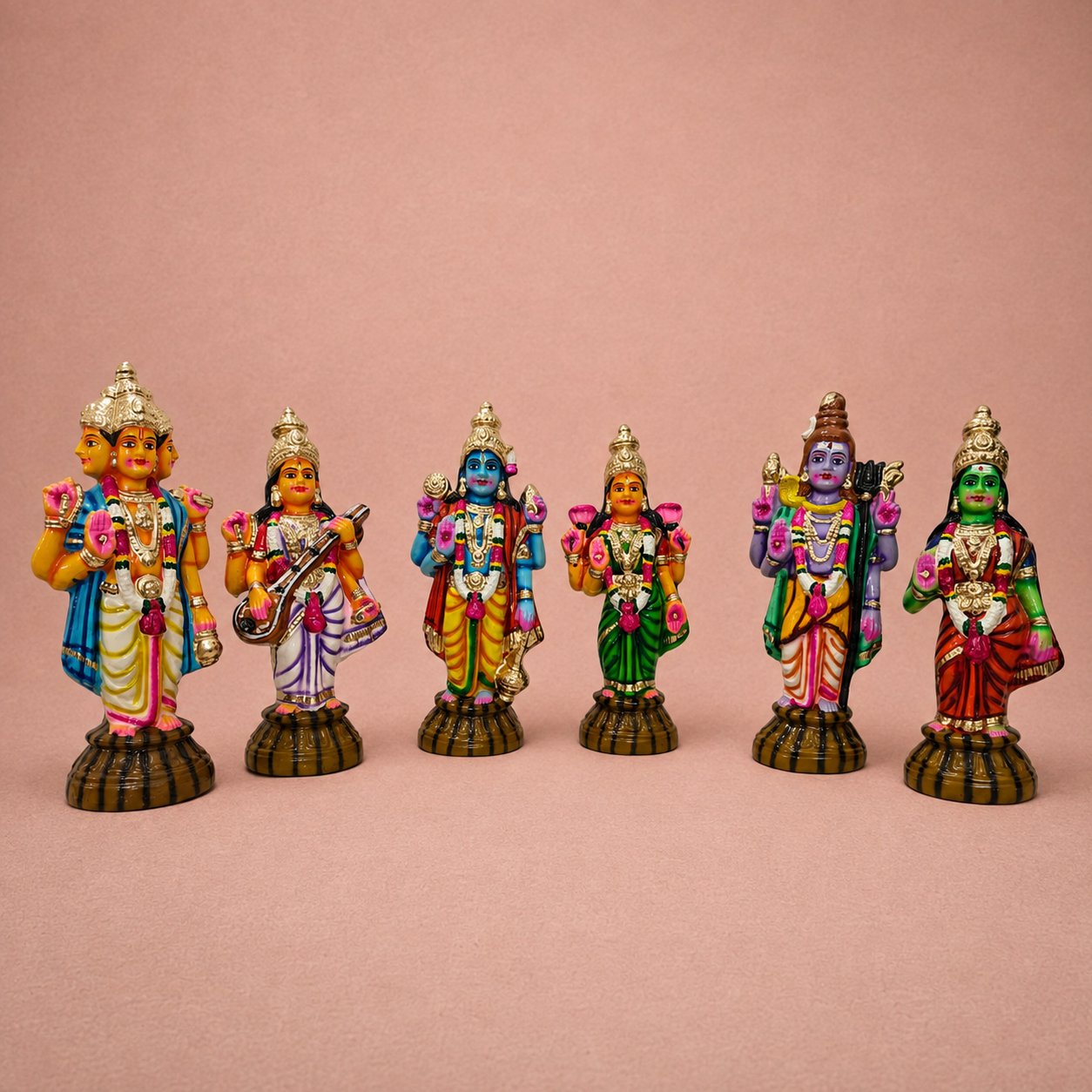 Ramayana: Lankini and Hanuman ? Clay ? 12 Inches