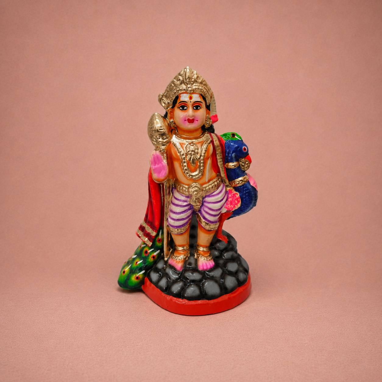 Ramayana: Lankini and Hanuman ? Clay ? 12 Inches