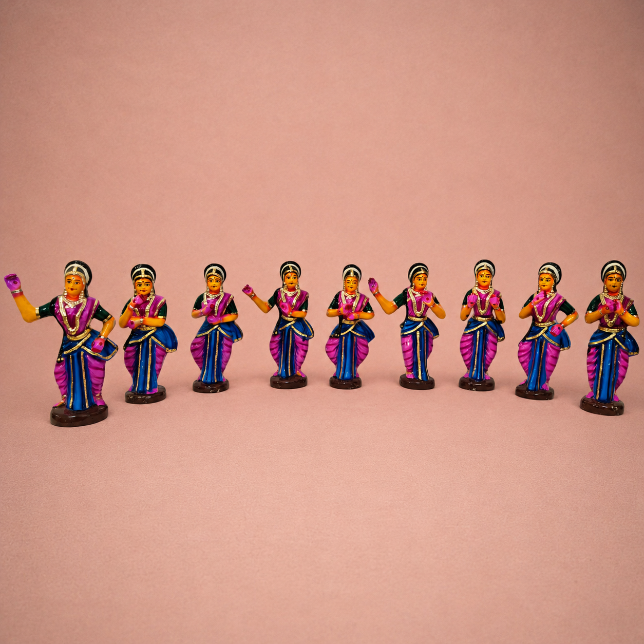 Ramayana: Lankini and Hanuman ? Clay ? 12 Inches