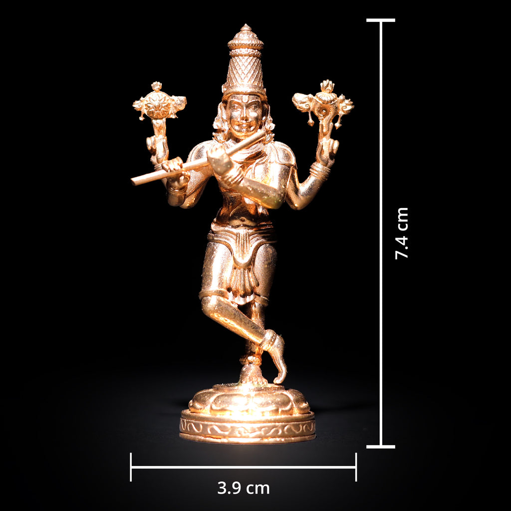 Chaturbhuja -  Four armed Krishna