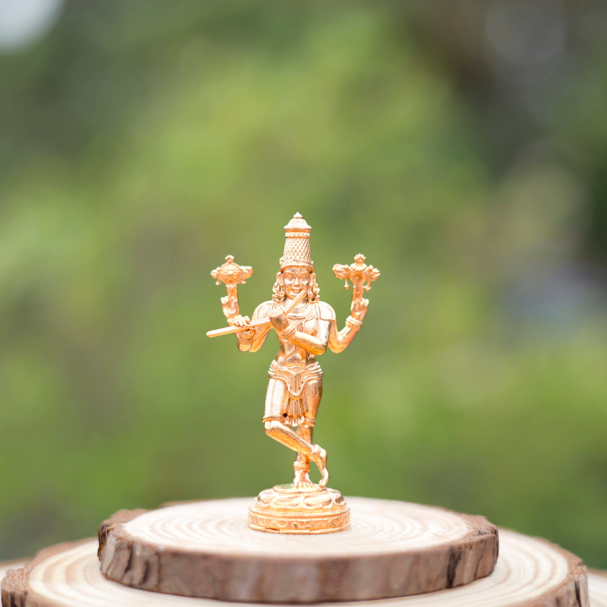 Chaturbhuja -  Four armed Krishna