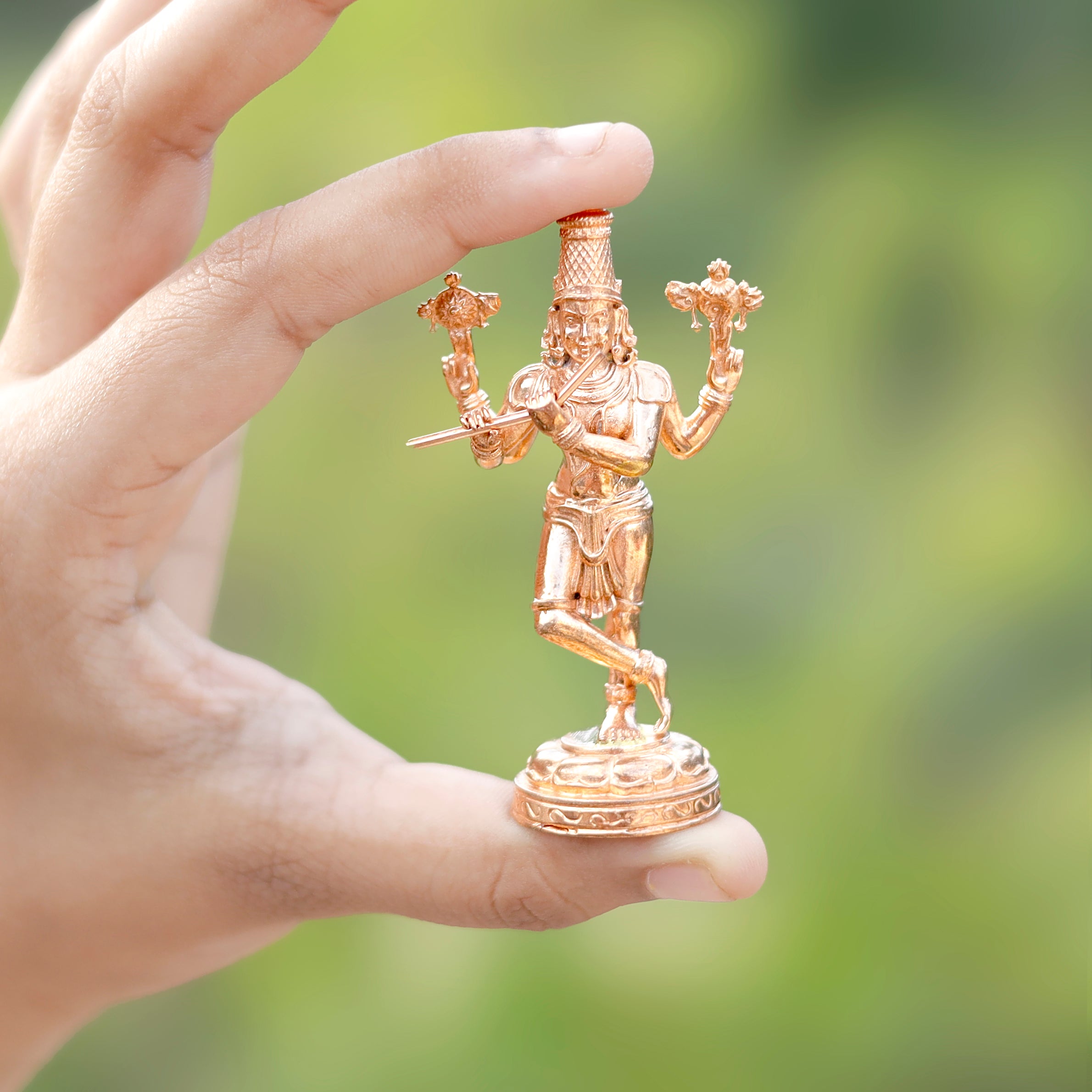 Chaturbhuja -  Four armed Krishna