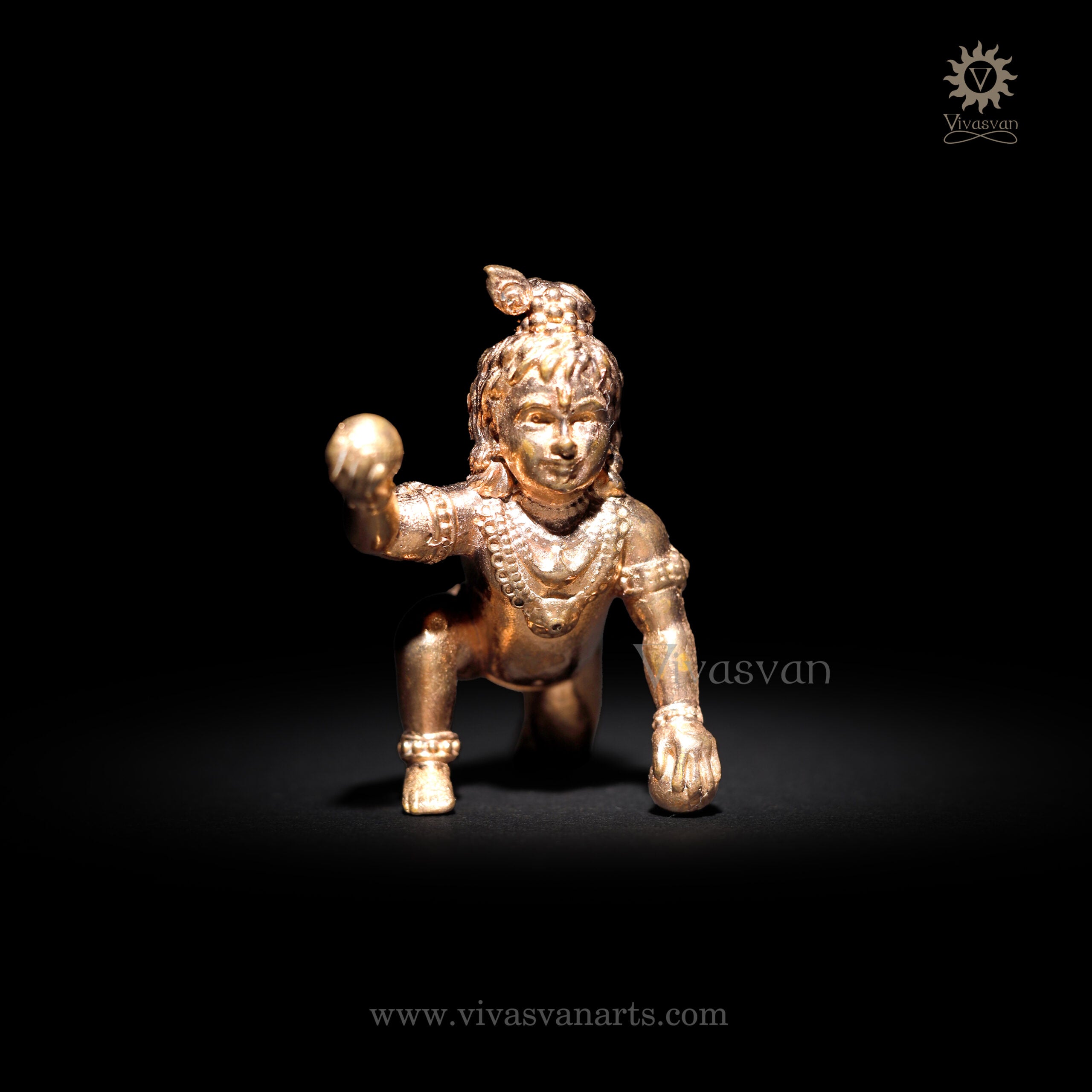 Krishna with Laddu