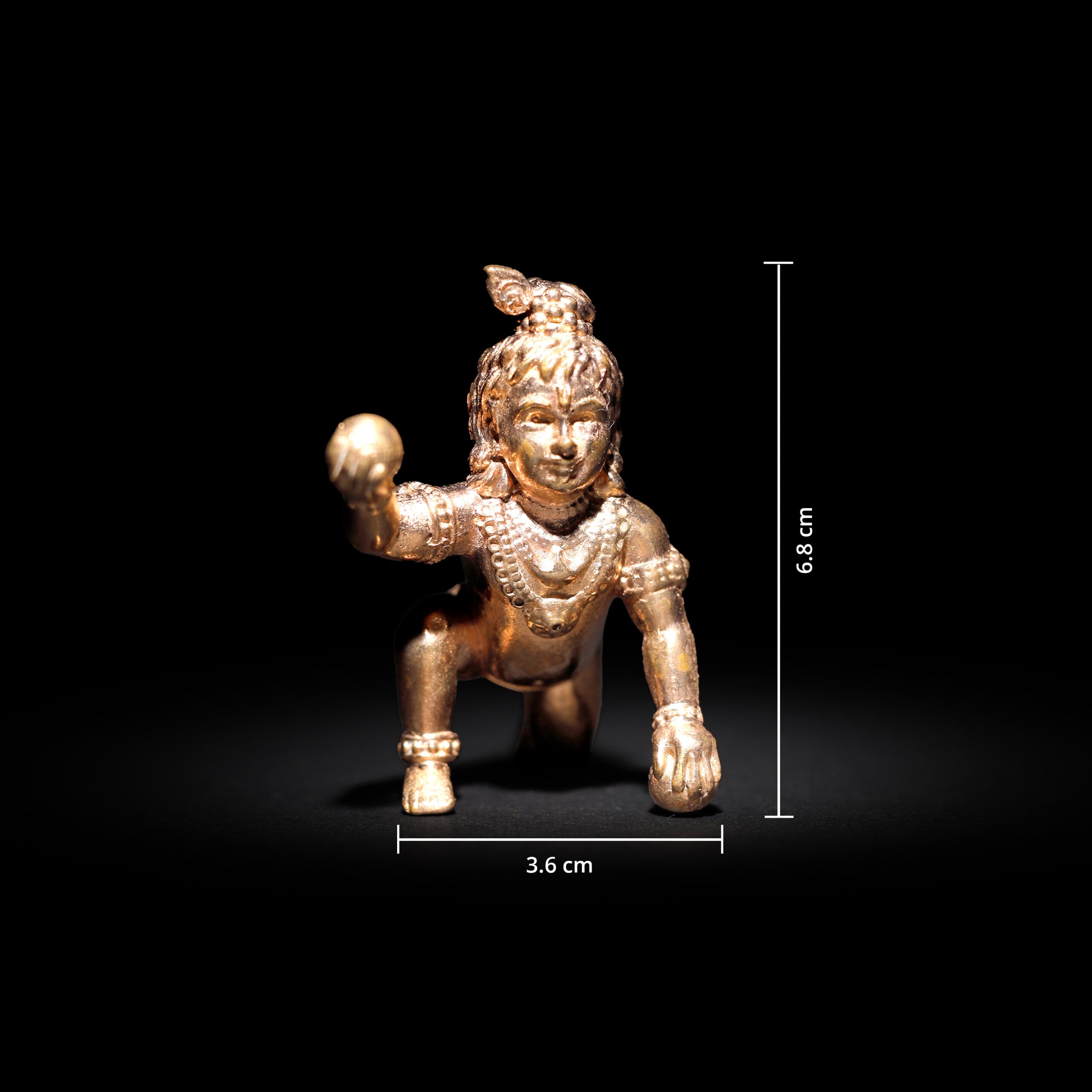 Krishna with Laddu
