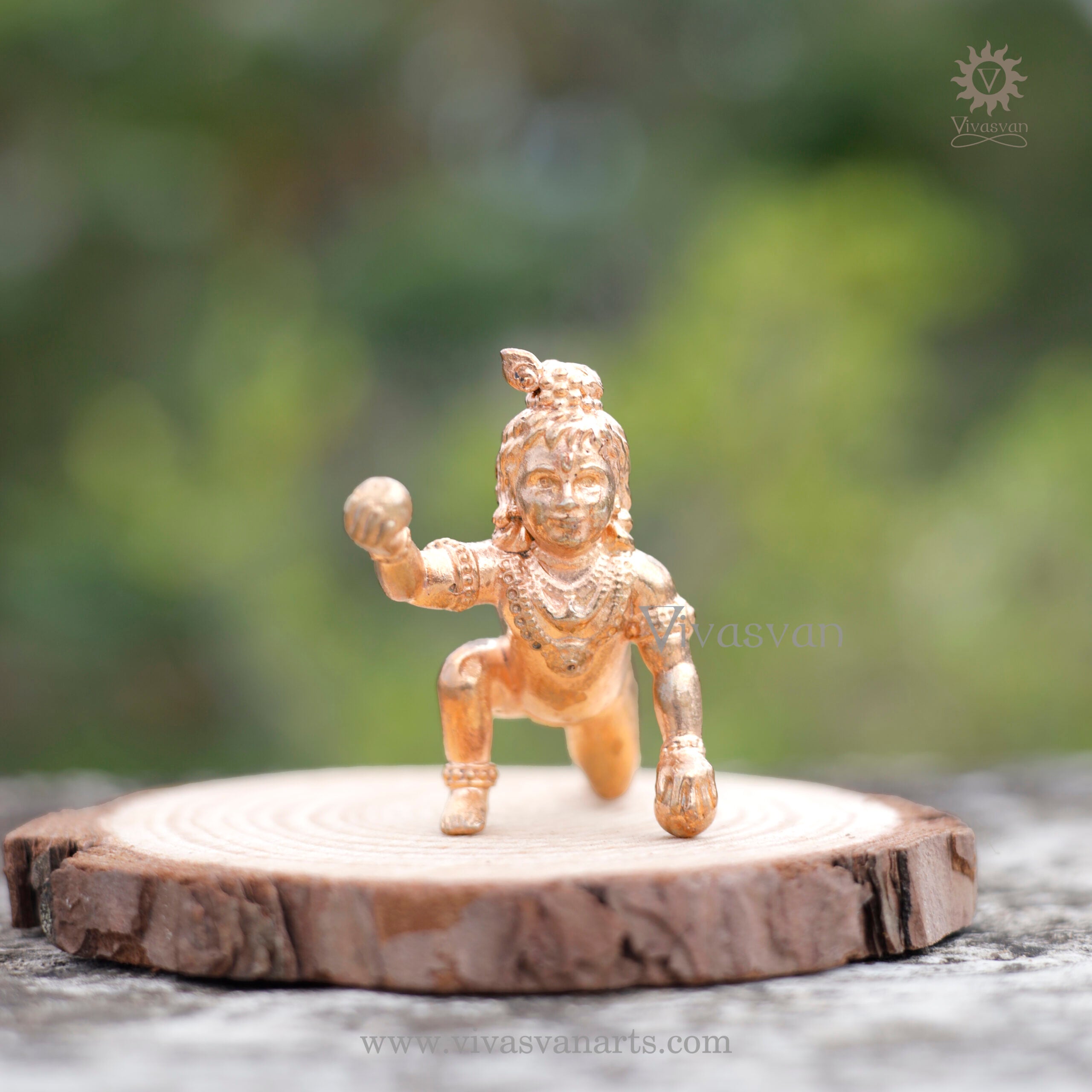 Krishna with Laddu