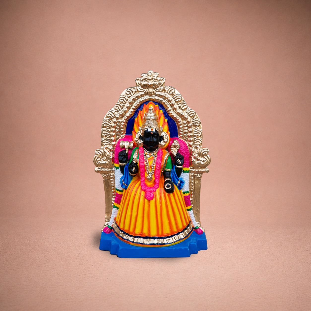 Punnai nallur mariamman ? Clay ? 13 Inches