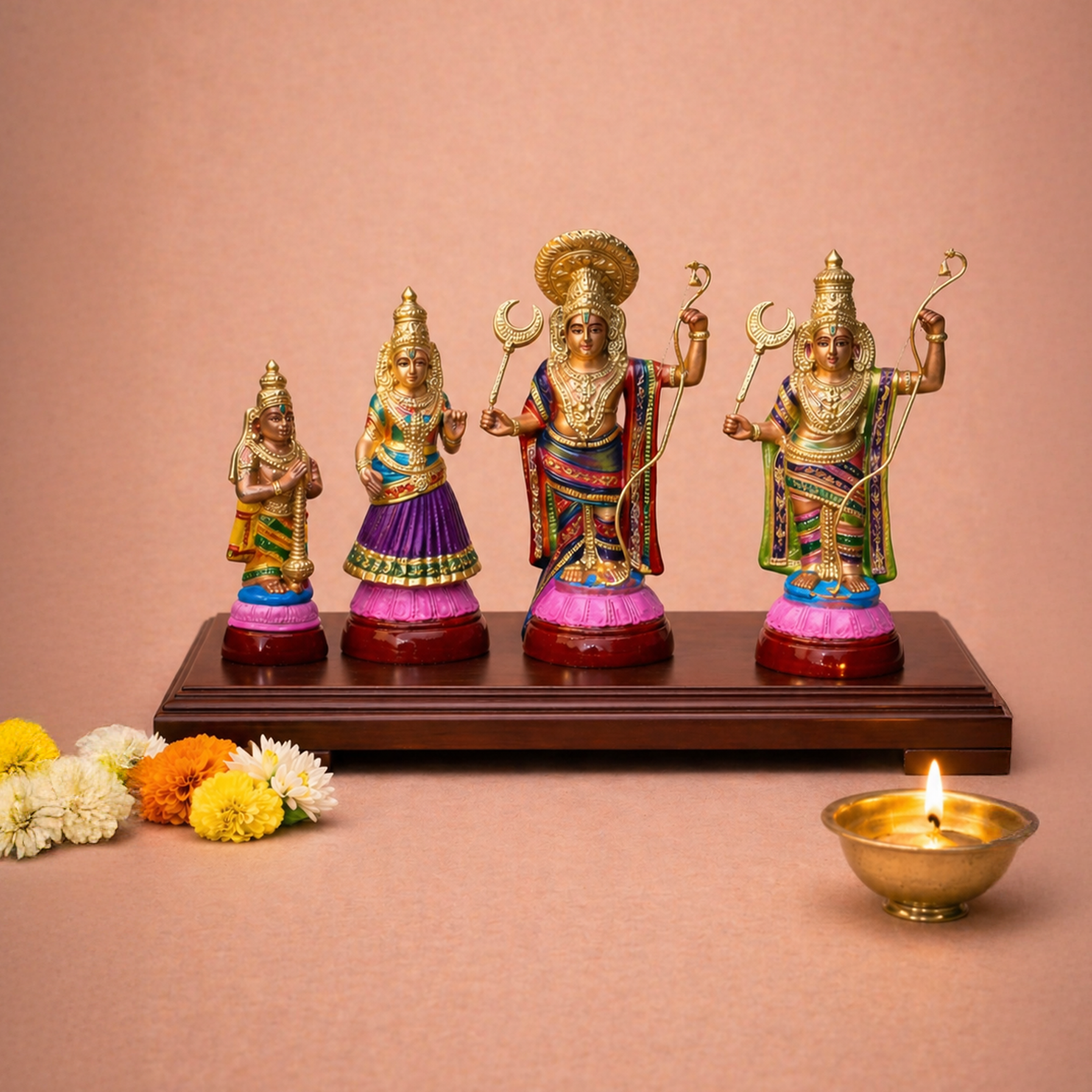 Vaduvur Sri Kodhanda Ramar Set Golu Doll