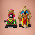 Ramayana: Lankini and Hanuman ? Clay ? 12 Inches