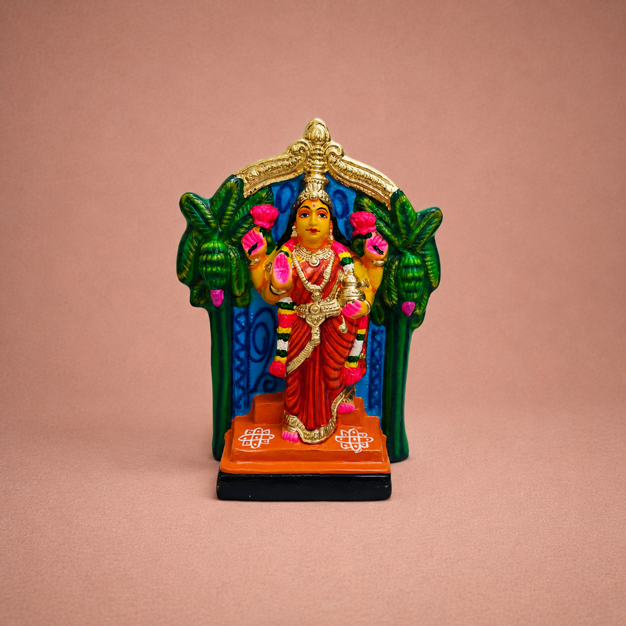 Ramayana: Lankini and Hanuman ? Clay ? 12 Inches