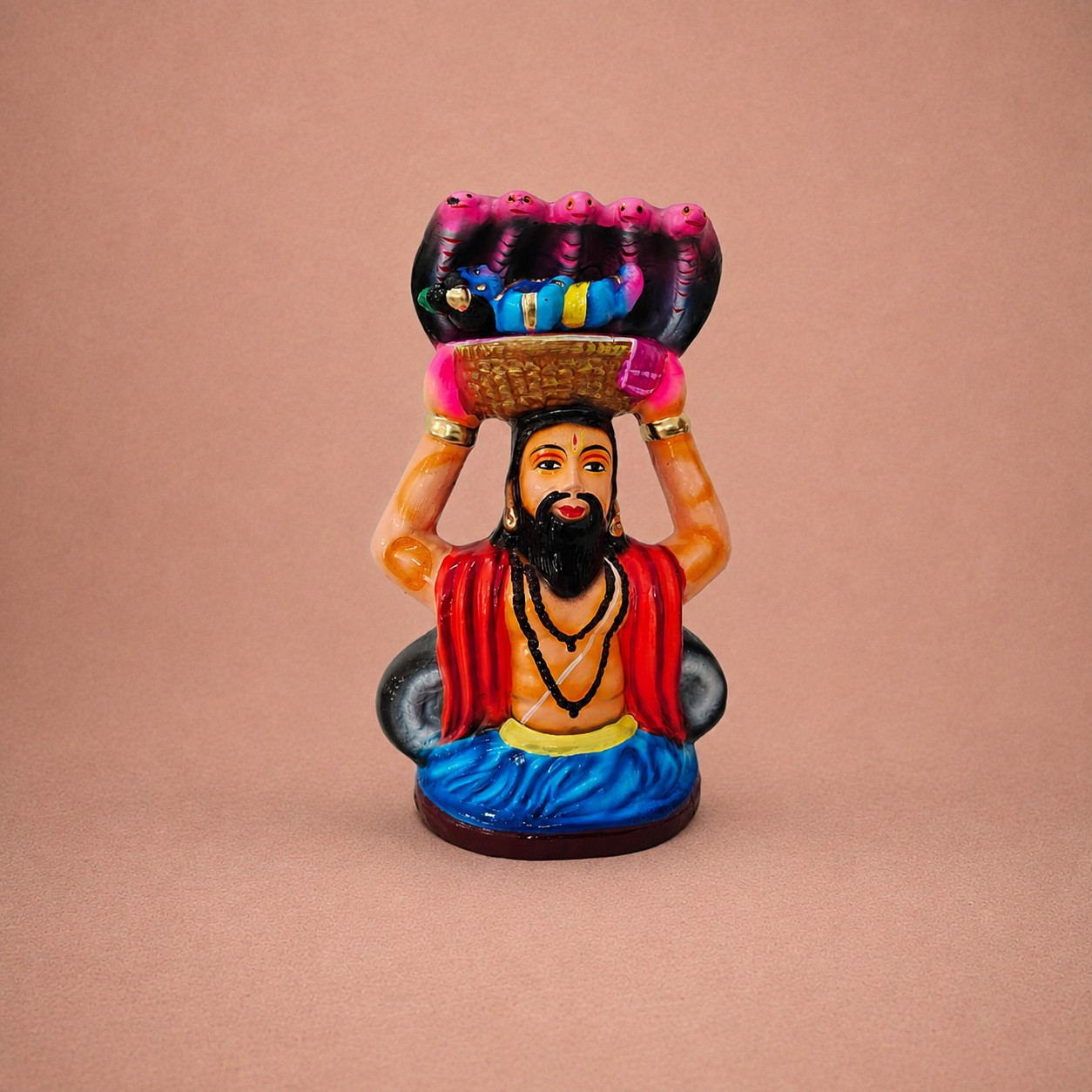 Ramayana: Lankini and Hanuman ? Clay ? 12 Inches